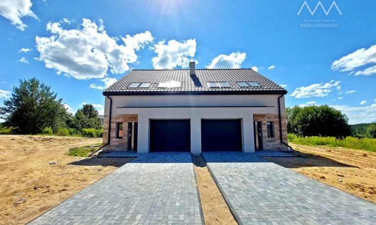 Nowy dom bliźniak 110 m² Kieźliny jezioro las