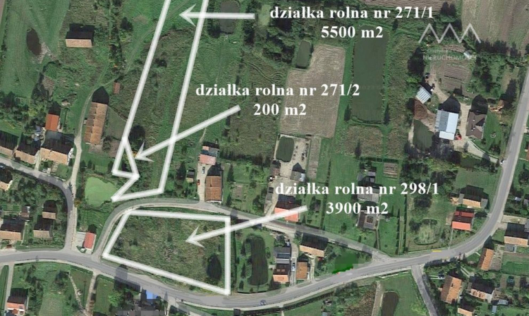 Działka Radostowo gmina Jeziorany 9600 m²