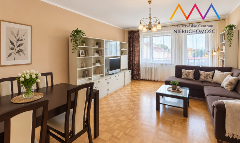 Przestronne mieszkanie – 3 pokoje – oś Generałów
